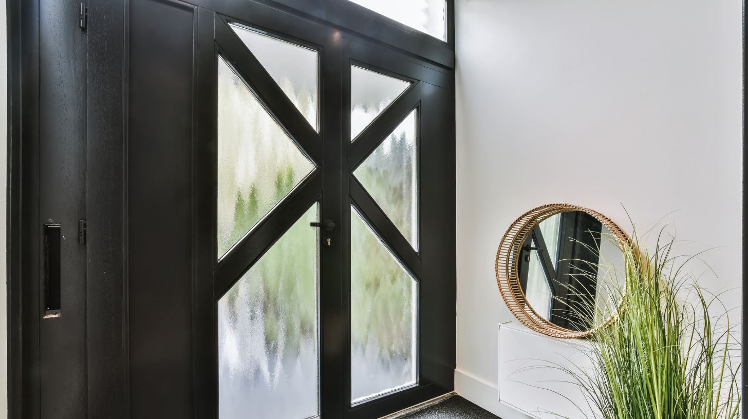 glass main door design