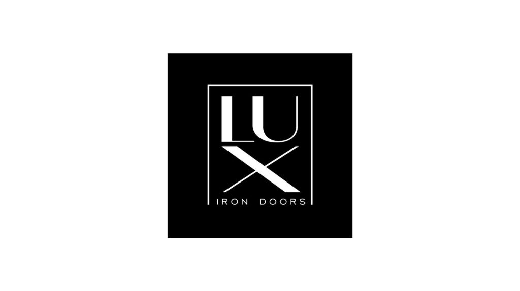 LUX iron doors logo LUX iron doors logo
