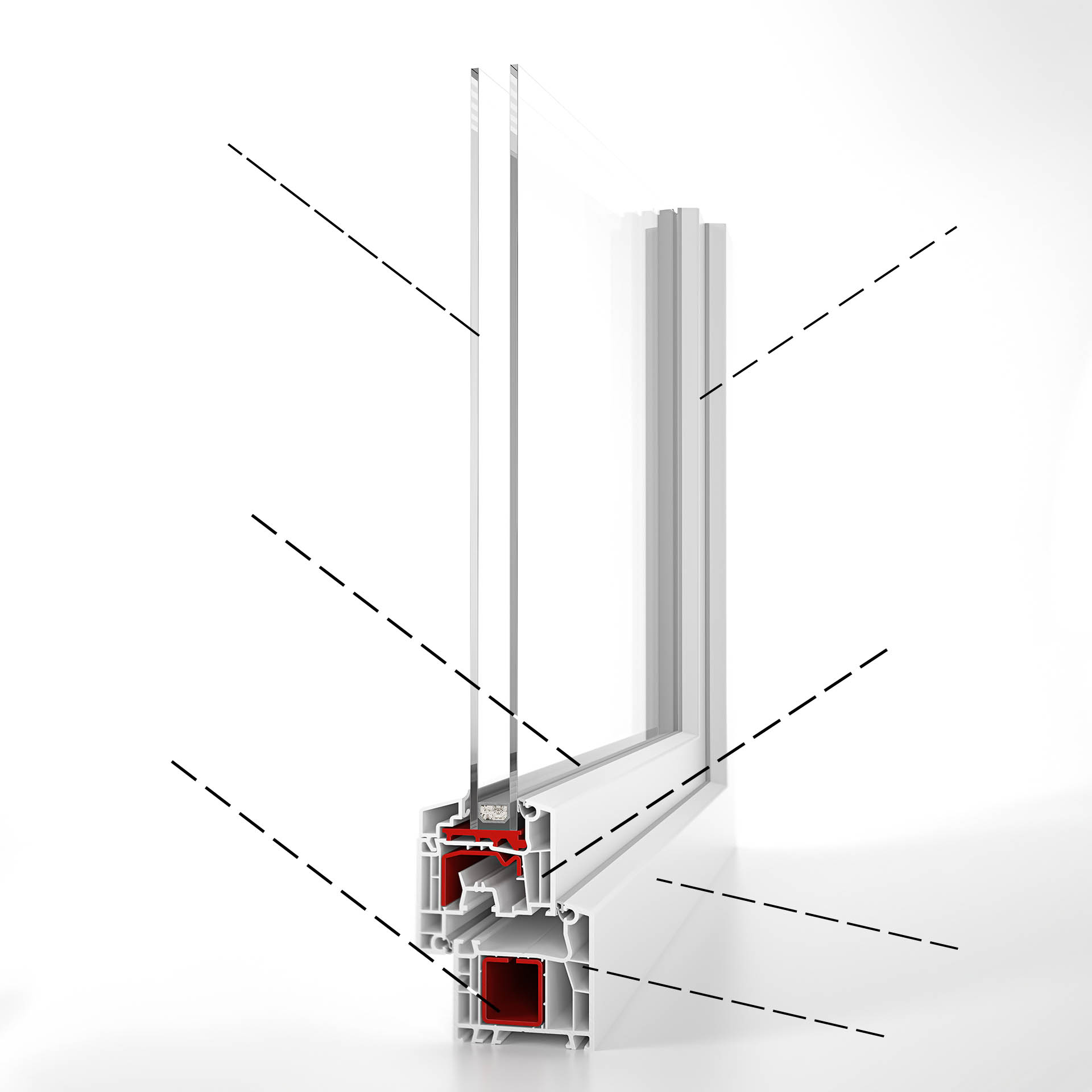 double glazing technology diagram