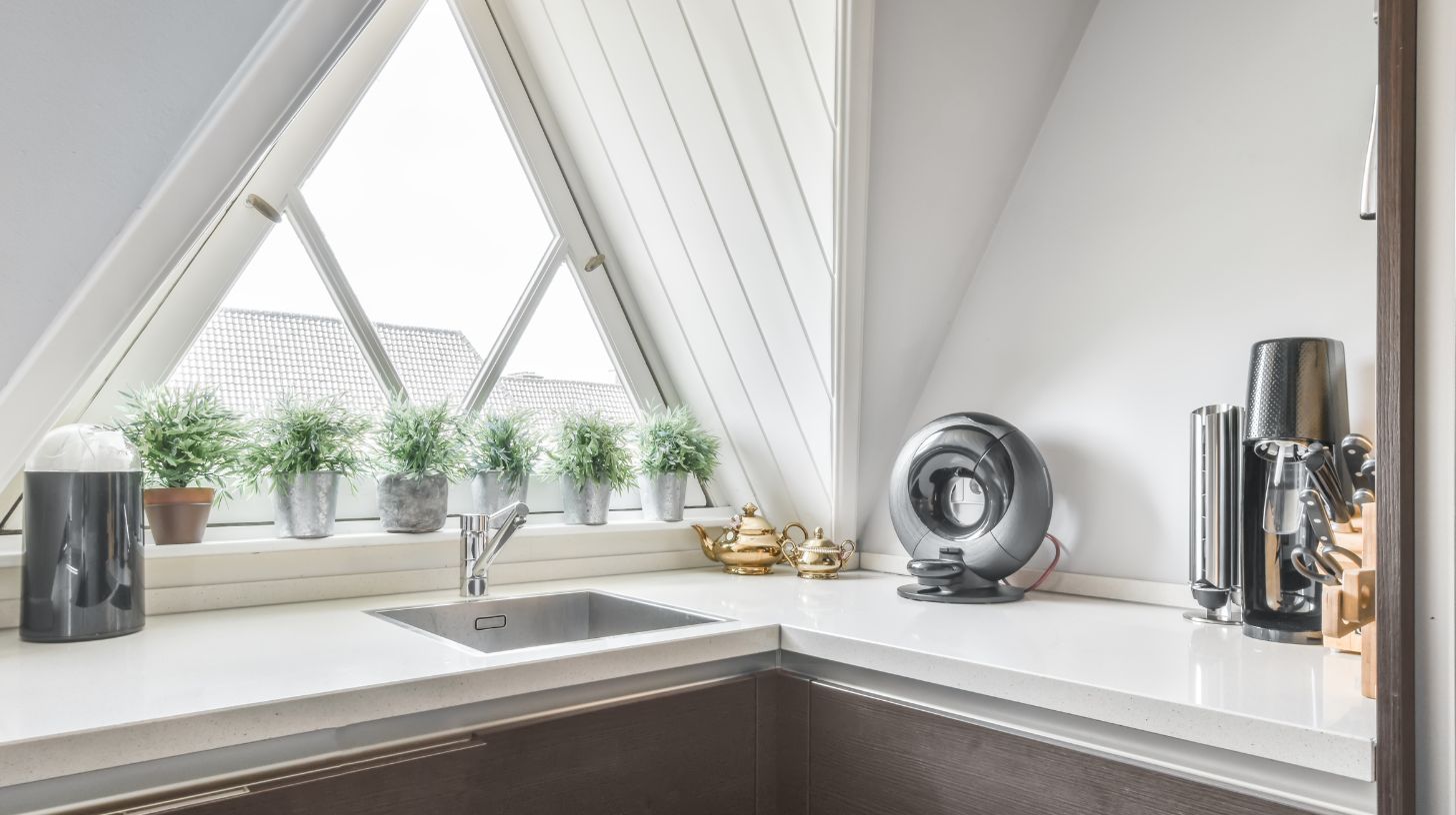 a modern ktichen window a modern ktichen window